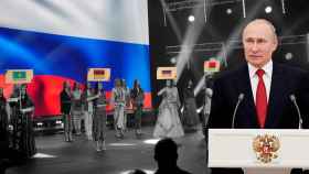 Fotomontaje de Vladimir Putin y los Juegos Paralímpicos impulsados por Rusia