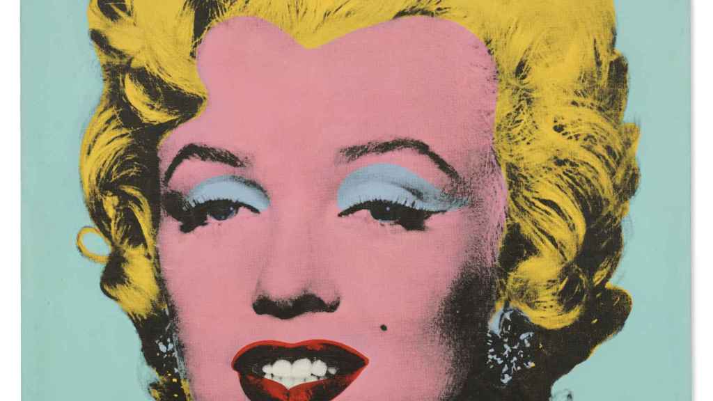 'Shot Sage Blue Marilyn', de Andy Warhol . Foto: Christie's.