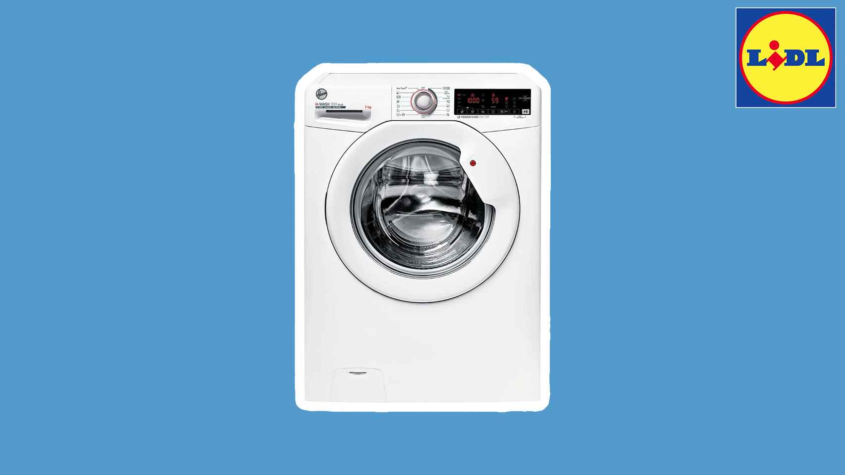 Lidl vende una lavadora con conexión a un