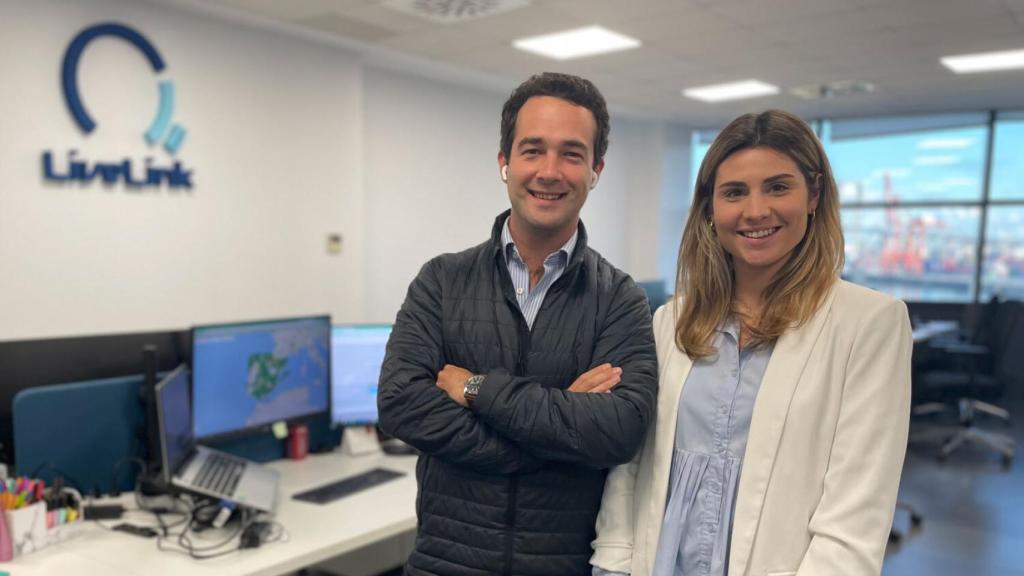 Jesús Carnerero de Pablo-Blanco and Beatriz Martín Morell, co-founders of LiveLink