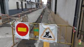 Las obras que se estaban llevando a cabo en Bolaños de Calatrava.