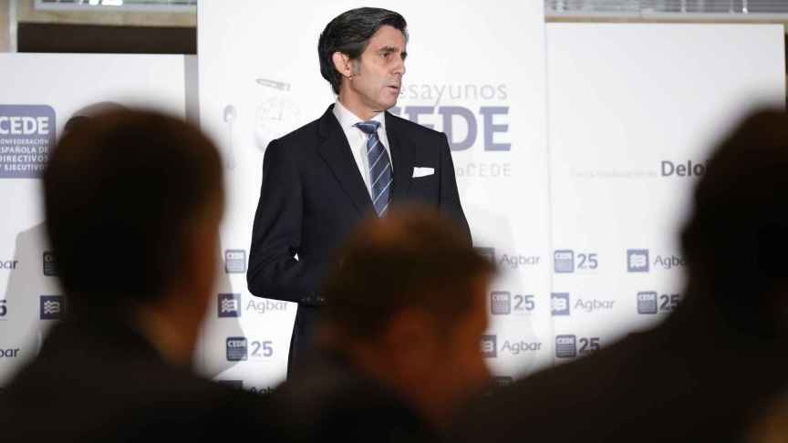 José María Álvarez-Pallete, presidente ejecutivo de Telefónica, en el Desayuno informativo de CEDE