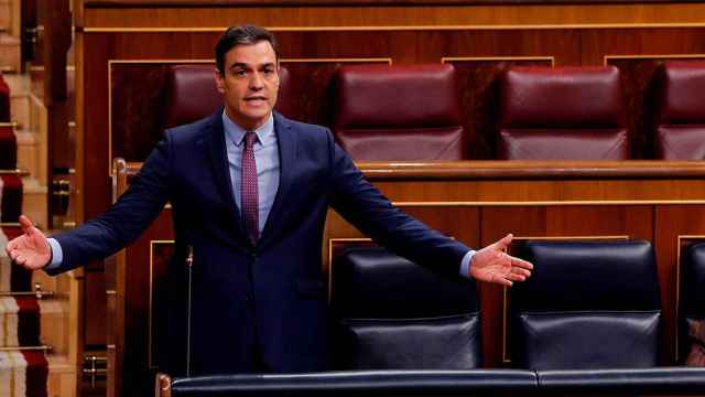 Sánchez en el Congreso de los Diputados.