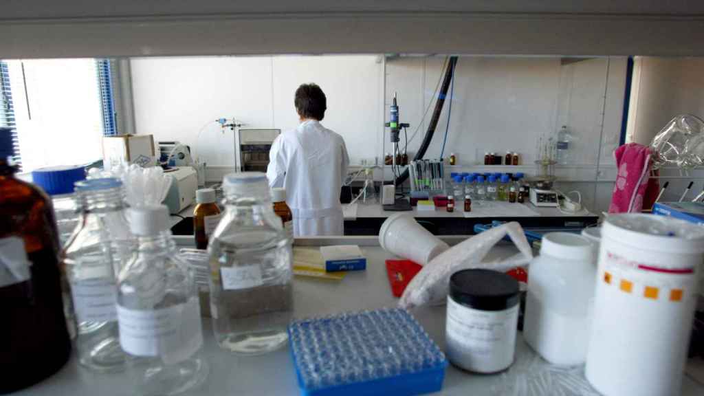Un laboratorio en Castilla y León.