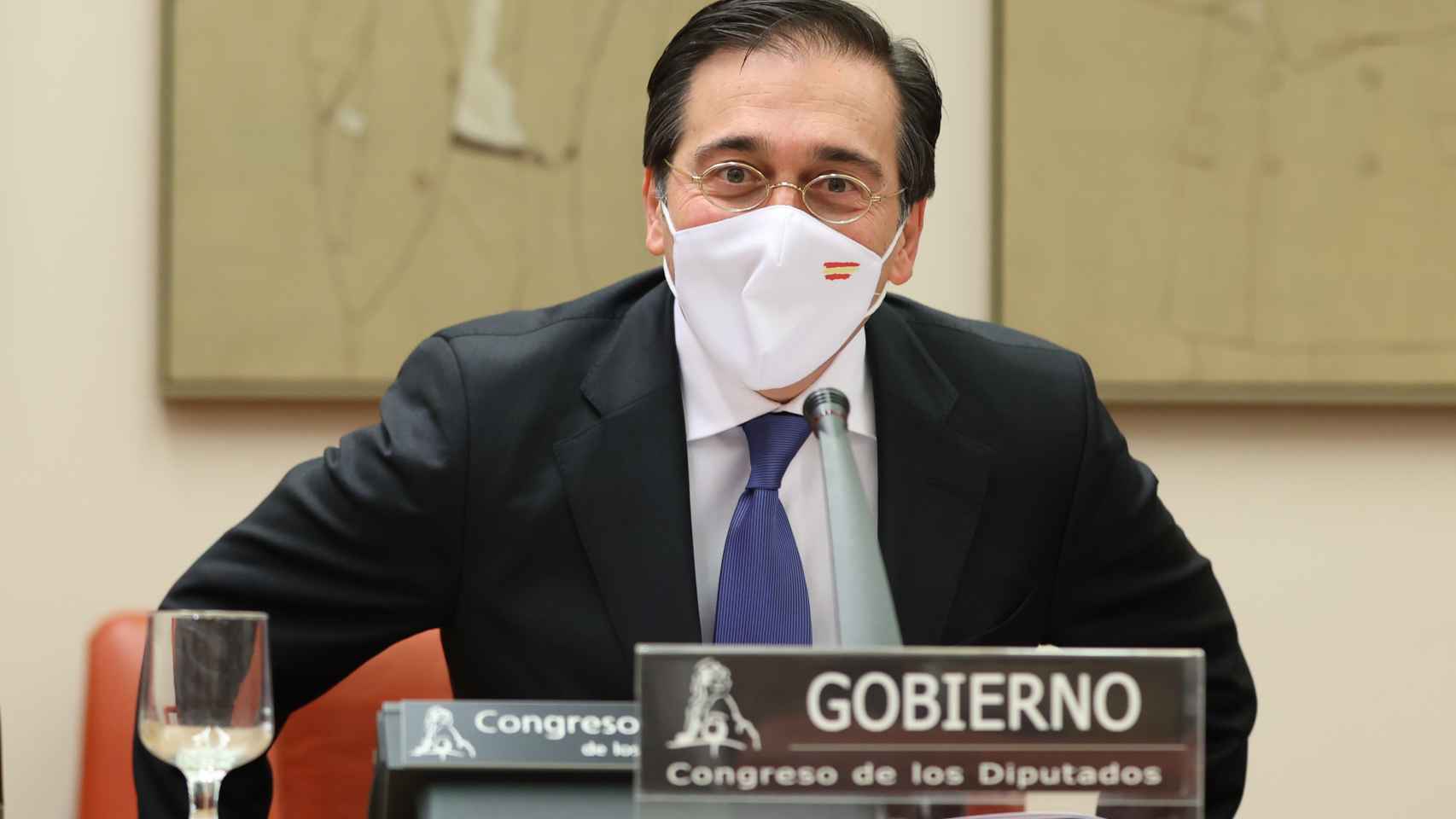 José Manuel Albares, ministro de Asuntos Exteriores, comparece ante el Congreso.