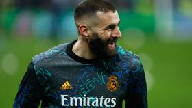 Karim Benzema, con el Real Madrid en la temporada 2021/2022