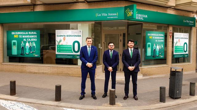 Víctor Manuel Martín, Javier Llorca Climent y Sebastián Rodríguez Carpintero, de izquierda a derecha.