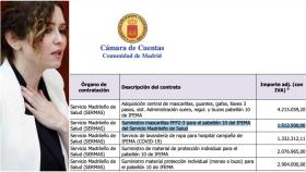 Extracto del informe donde figura el contrato del hermano.