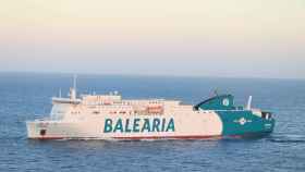 El 'Hypatia de Alejandría', fue el primer buque de Baleària con motores duales para navegar a gas natural.