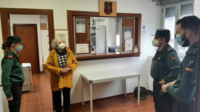 La subdelegada del Gobierno en Salamanca visita la compañía de la Guardia Civil de Ciudad Rodrigo