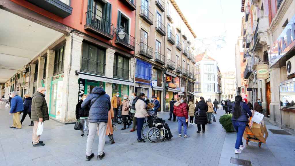 Comercios en el centro de Valladolid