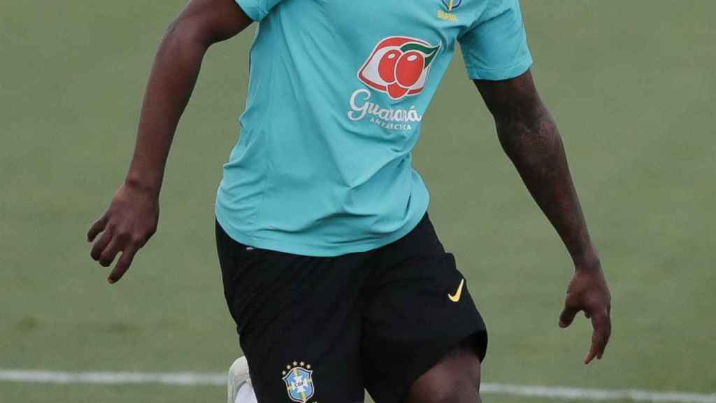 Vinicius, con la selección de Brasil en 2022