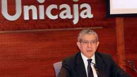 Braulio Medel, presidente de Unicaja, en una fotografía de archivo.