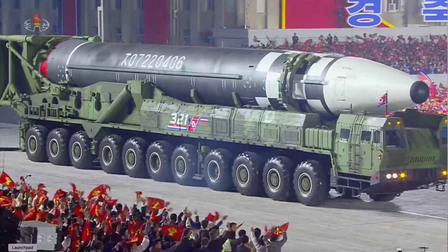 Hwasong-17 en el desfile militar de 2020