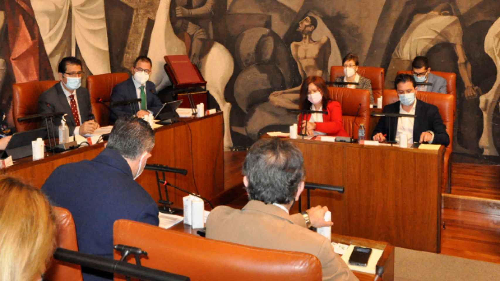 Pleno de la Diputación de Ciudad Real celebrado este viernes