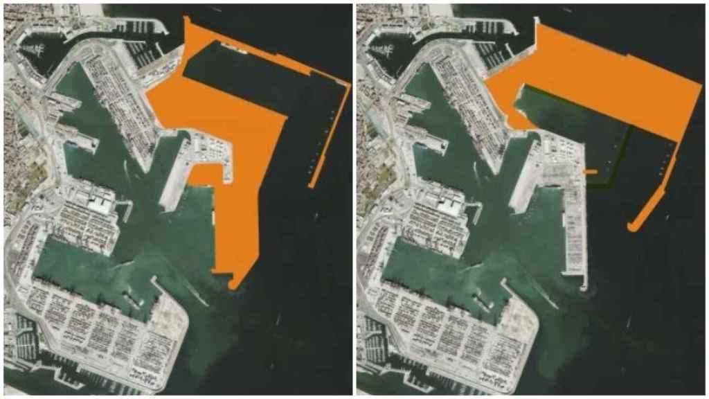 Cambio del proyecto de la ampliación norte del Puerto de Valencia. EE