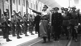 Heinrich Himmler, líder de la Gestapo, durante su visita a Madrid en 1940, / Archivo Santos Yubero