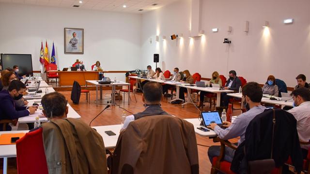 Pleno del Ayuntamiento de Guadalajara. Foto: Ayuntamiento de Guadalajara.