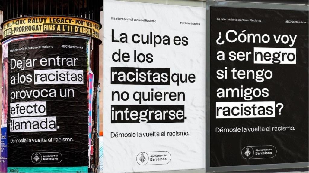 Cómo voy a ser negro si tengo amigos racistas?”: así es la campaña inversa  del Ayuntamiento de Barcelona