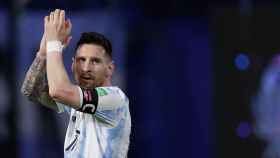 Leo Messi, con la selección de Argentina
