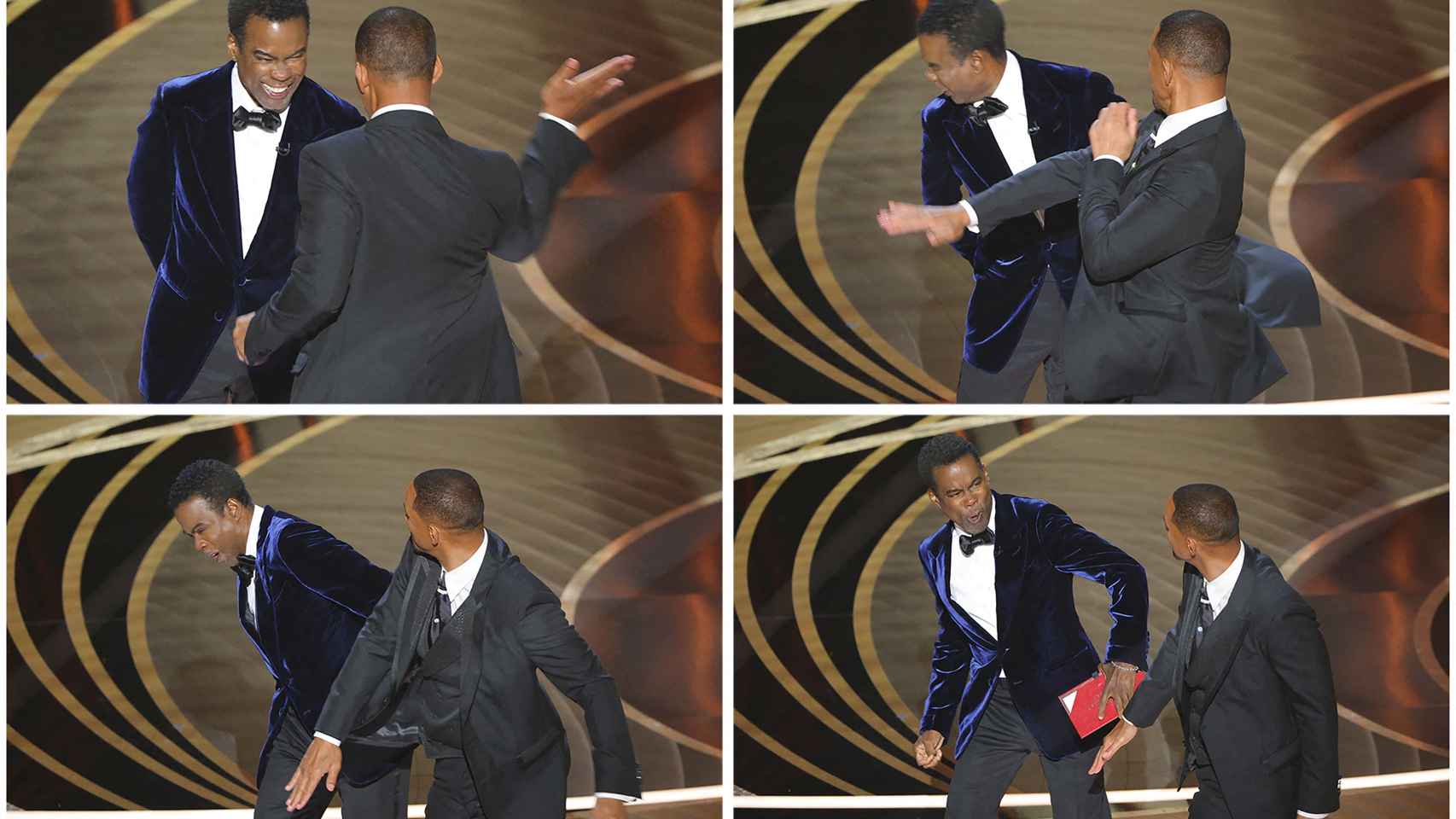 Will Smith golpea a Chris Rock en el escenario de los Oscar y protagoniza el peor momento de la historia.