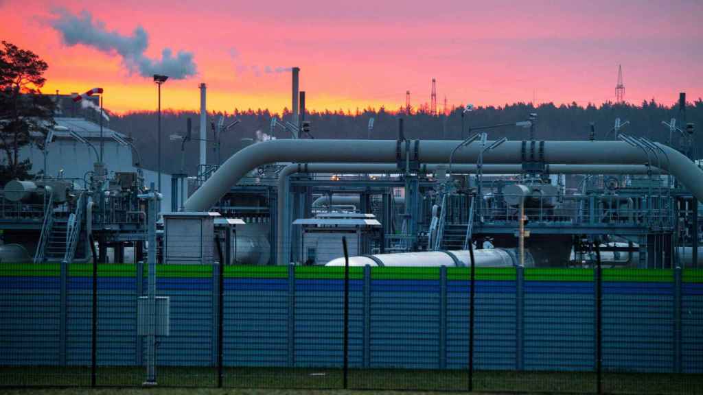 Planta de procesamiento de gas ruso en Alemania.