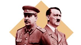 Adolf Hitler y Jósef Stalin