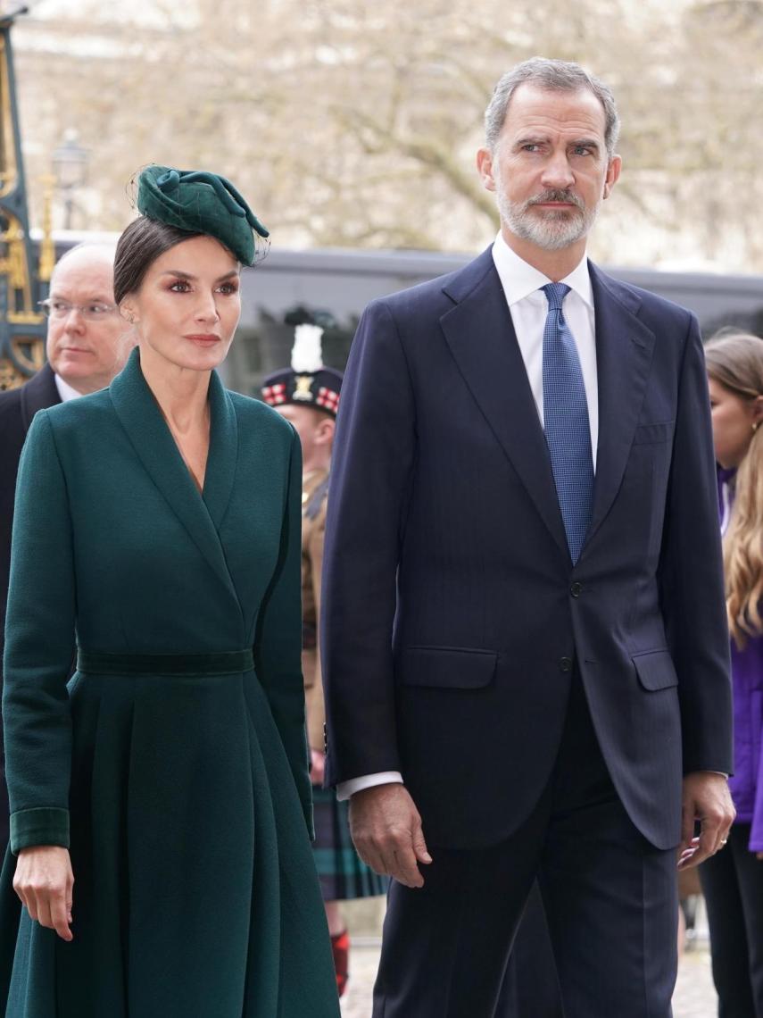 Los reyes Felipe y Letizia.