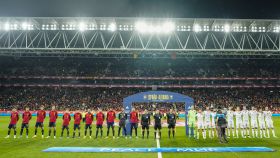Partido de la selección española contra Albania en el RCD Stadium de Barcelona