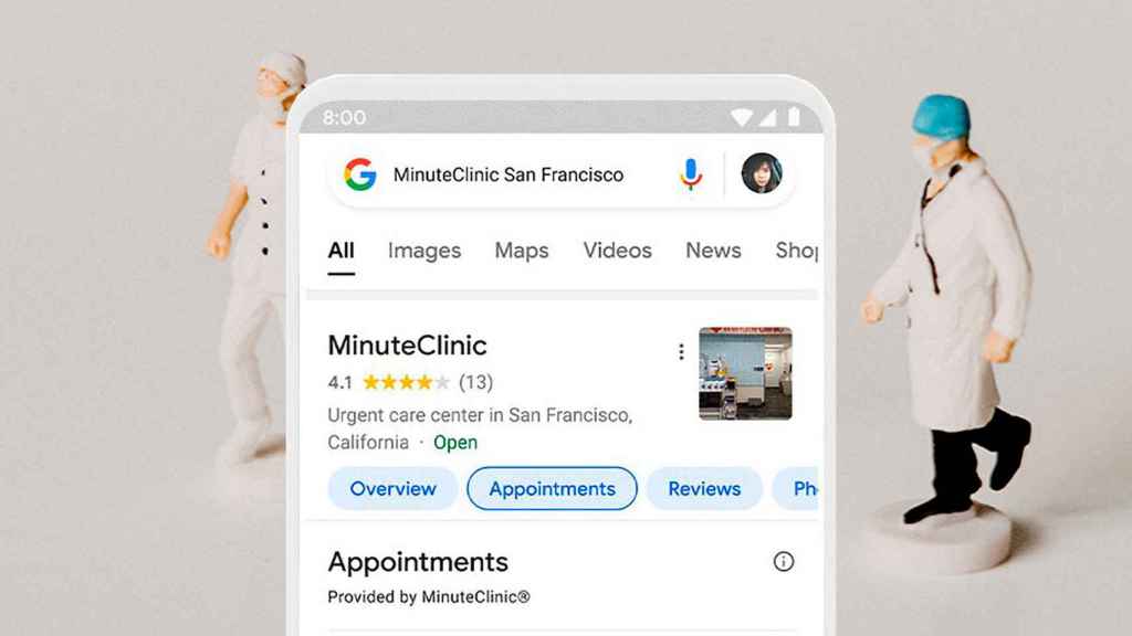 El buscador de Google se convertirá en una herramienta para pedir citas al médico