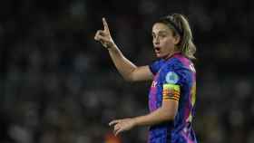 Alexia Putellas, autora del cuarto gol del Barcelona en El Clásico femenino de la Women's Champions League