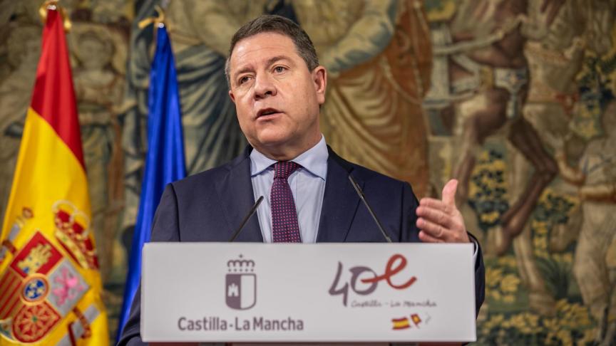 Emiliano García-Page, presidente de Castilla-La Mancha. Foto: JCCM.