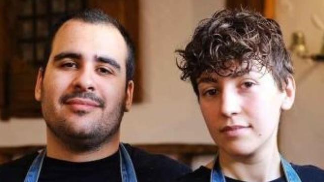 Álex Paz y Olga García, chefs del restaurante Fuentelgato