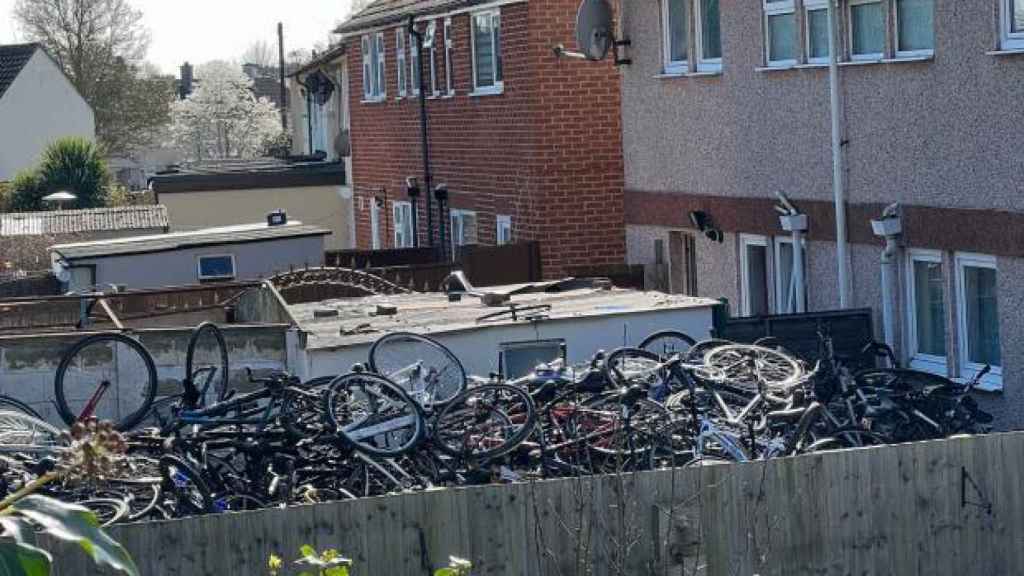 Bikes stored in your home