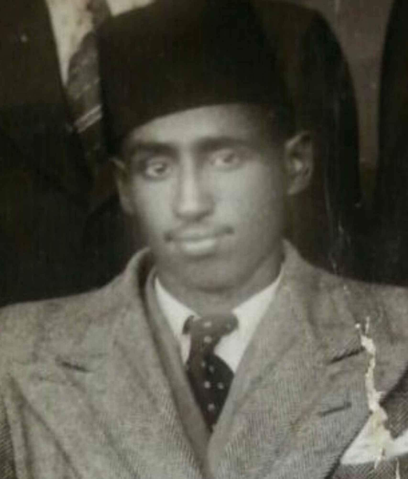El abuelo de la investigadora, M.A.Abubaker