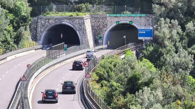 Imagen de la autopista A3 en Italia de Sacyr.