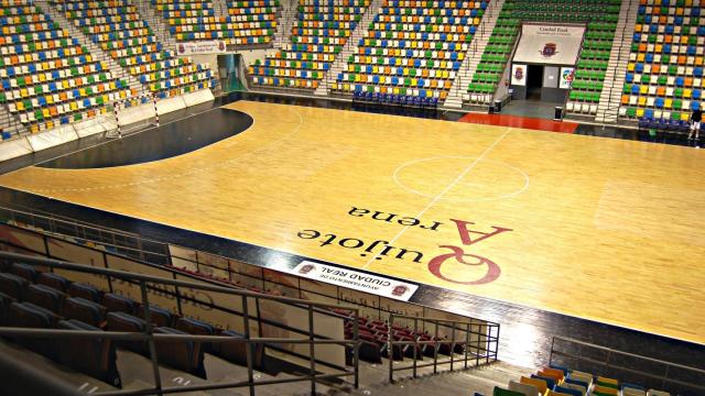 Cerrada la pista de balonmano del Quijote Arena de Ciudad Real por una fuga de agua