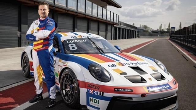 Jorge Lorenzo y su 911 GT3 Cup para la Porsche Carrera Cup Italia.