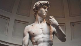 La escultura 'David' se encuentra en el Museo de la Academia de Florencia. Foto: Aitor Camarzana