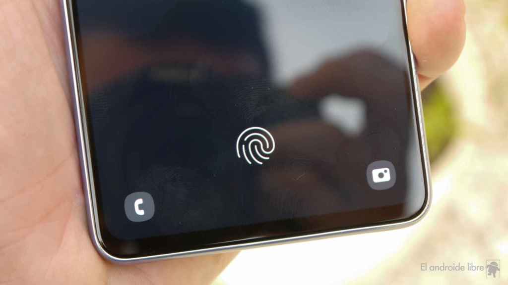 Fingerprint sensor on the Samsung Galaxy A53