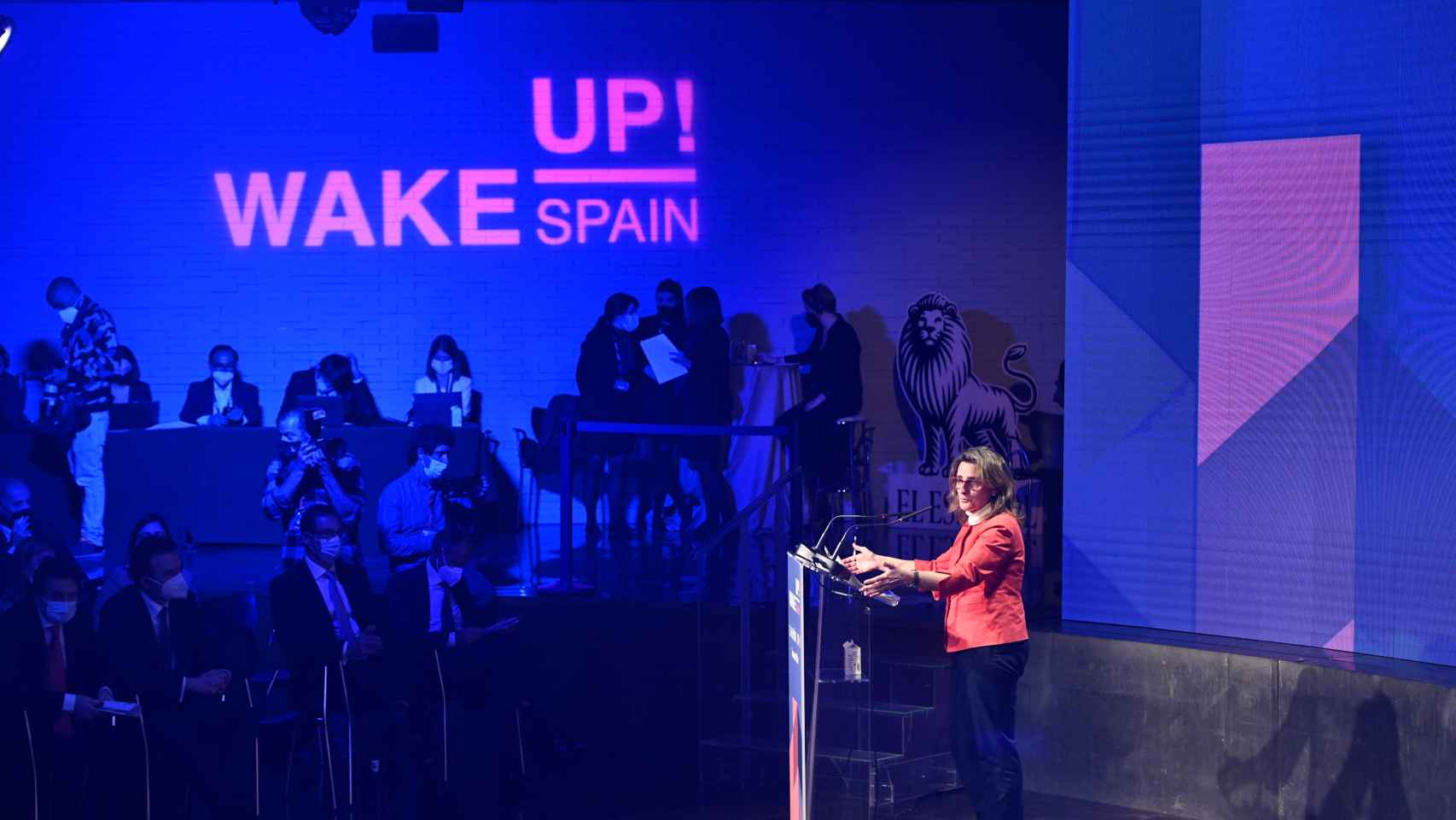 Teresa Ribera, vicepresidenta tercera del Gobierno y ministra para la Transición Ecológica y el Reto Demográfico en la primera jornada del 'Wake Up, Spain!'