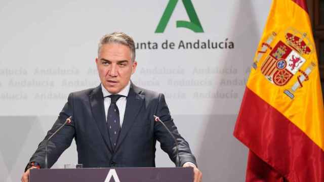 El consejero de la Presidencia de la Junta de Andalucía, Elías Bendodo.