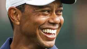 Tiger Woods, en los entrenamientos del Masters de Augusta.