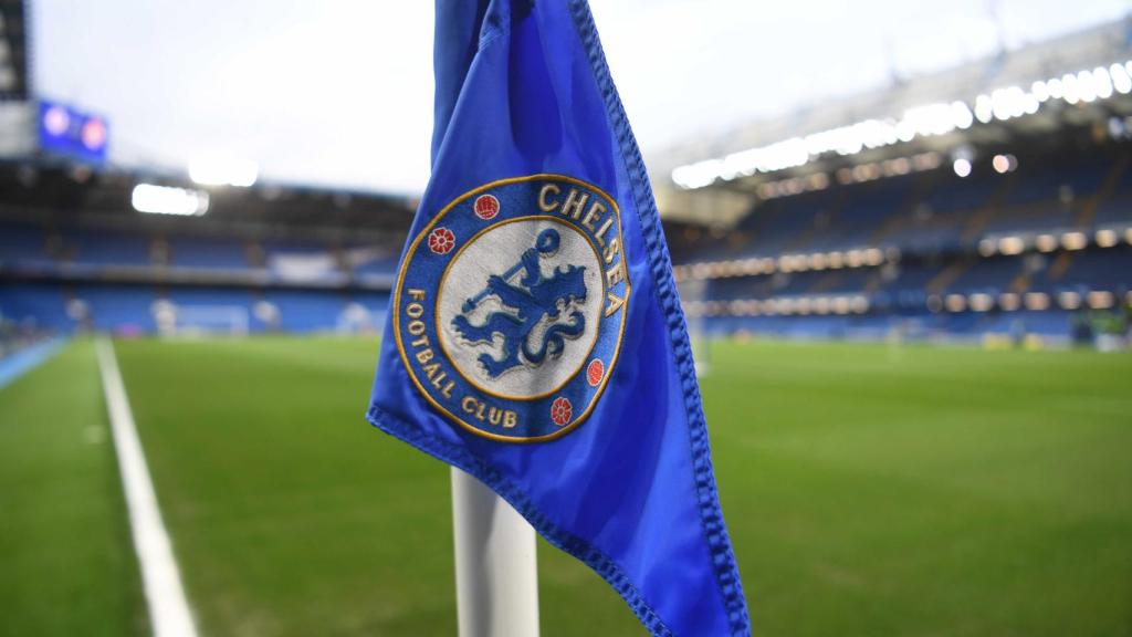 Uno de los banderines de Stamford Bridge.