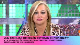 Belén Esteban ha desmentido tajantemente que su hija y su marido vayan a estar en 'Supervivientes 2022'.