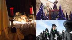 Procesiones de la Virgen de la Esperanza, la Santa Vera Cruz y el Yacente