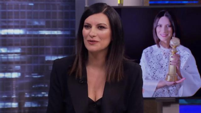 Laura Pausini visita 'El Hormiguero'.