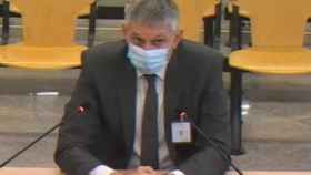 El inspector jefe Fuentes Gago, durante su declaración en el juicio a Villarejo./
