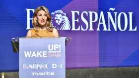 La vicepresidenta segunda del Gobierno, Yolanda Díaz, en Wake Up, Spain!