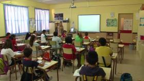 Una clase de un colegio de la Comunitat Valenciana.